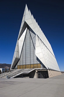 Images Dated 16th December 2011: USA, Colorado, Colorado Springs, United States Air Force Academy, Cadets Chapel