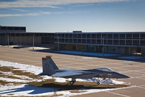 Images Dated 16th December 2011: USA, Colorado, Colorado Springs, United States Air Force Academy, F-15 Eagle, fighter