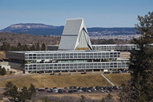 Images Dated 16th December 2011: USA, Colorado, Colorado Springs, United States Air Force Academy, exterior