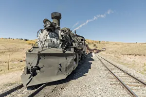 Images Dated 27th September 2018: USA, Colorado. Cumbres and Toltec Scenic Railroad train