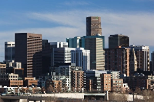 Images Dated 14th December 2011: USA, Colorado, Denver, city view from the west, late afternoon