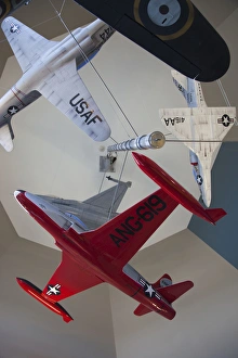 USA, Colorado, Denver, Wings over the Rockies, Air and Space Museum, model airplanes