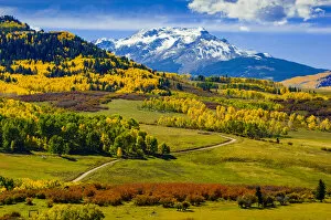 USA, Colorado, fall colors, vista