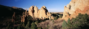Terrain Prints: USA, Colorado, Garden of the Gods State Park, View of landscape