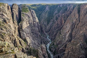 Images Dated 27th September 2013: USA, Colorado, Gunnison National Park. Scenic in Black Canyon