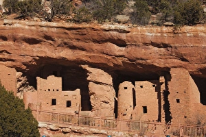 Images Dated 17th December 2011: USA, Colorado, Manitou Springs, Manitou Cliff Dwellings, former home to native Americans