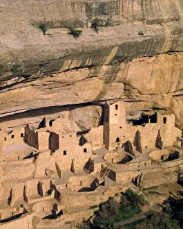 Ric Ergenbright Prints: USA, Colorado, Mesa Verde NP. Anasazi Indians abandoned their villages, such as Cliff