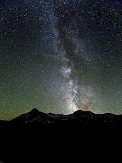 Cosmos Prints: USA, Colorado. Milky Way in night sky