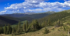 Images Dated 23rd July 2011: USA, Colorado, Rocky Mountain National Park, Digital Composite, panorama