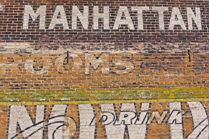 Images Dated 18th December 2011: USA, Colorado, Salida, faded advertising murals