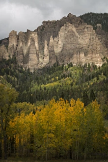 Images Dated 30th September 2014: USA, Colorado, San Juan Mountains. Storm clouds over mountain