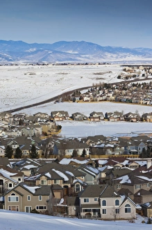 Build Prints: USA, Colorado, Superior, Greater Denver suburban development, winter