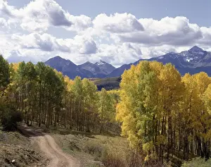 Scenics Prints: USA, Colorado, Telluride, View of San Miguel Mountains