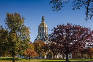 State Capitol Prints: USA, Connecticut, Hartford of Connecticut State Capitol