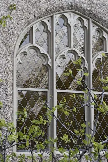 Images Dated 4th November 2021: Usa, District of Columbia. Details of the Herb Cottage at the Washington National Cathedral