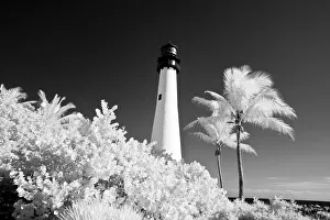 Prints of USA, Florida. Cape Florida Lighthouse in Key Biscayne Images Dated 2020 May: USA, Florida. Cape Florida Lighthouse in Key Biscayne