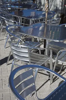 Images Dated 6th January 2010: USA, Florida, Florida Panhandle, Seaside, town green chairs