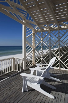 Images Dated 6th January 2010: USA, Florida, Florida Panhandle, Seaside, beach pavillion