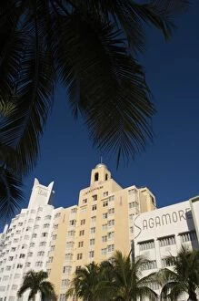 USA, Florida, Miami Beach: South Beach Art Deco Hotels, Delano, National, & Sagamore