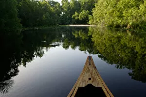 Images Dated 17th April 2005: USA, Florida, Ocala National Forest, Alexander Springs Recreational Area, Canoeing