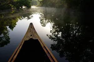 Images Dated 17th April 2005: USA, Florida, Ocala National Forest, Alexander Springs Recreational Area, Canoeing