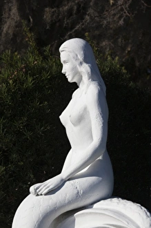 Images Dated 2nd January 2010: USA, Florida, Weeki Wachee, Weeki Wachee Springs, mermaid statues