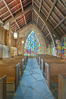 Stained Glass Prints: USA, GA, Pine Mountain, Callaway Gardens, Ida Cason Callaway Memorial Chapel