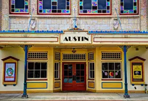 Movie Prints: USA; Georgia; Fort Valley; Historic Austin Theatre in Fort Valley