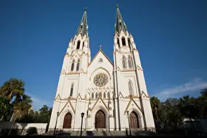 USA, Georgia, Savannah. The Cathedral of St John the Baptist in Savannah Georgia