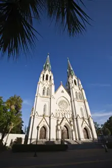 Images Dated 27th March 2007: USA, Georgia, Savannah. The Cathedral of St John the Baptist in Savannah Georgia