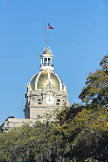 City Hall Prints: USA, Georgia, Savannah, City Hall