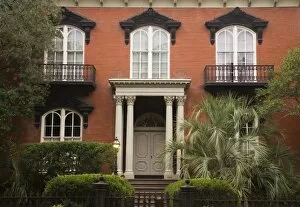 USA; Georgia; Savannah. The Mercer Williams House Museum in the historic district