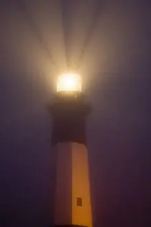 Images Dated 5th February 2008: USA; Georgia; Savannah. Tybee Island Lighthouse at dawn