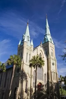 USA, Georgia, Savannah. Wesley Monumental United Methodist church