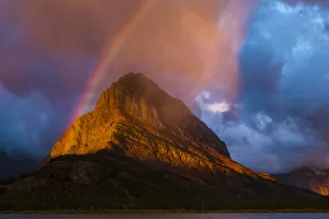 Rainbow Prints: USA, Glacier National Park, Grinnell
