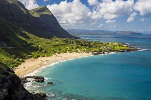 Surfing Prints: USA, Hawaii, East Oahu, Makapuu Beach