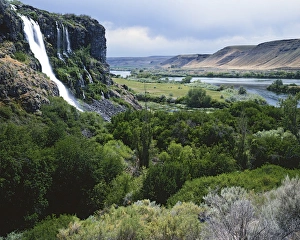USA, Idaho, Snake River, Thousand Springs