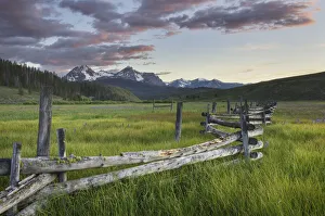 Landscape-Scenic Prints: USA, Idaho. Wetlands in Stanley Basin, Sawtooth Mountains