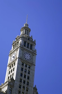 Images Dated 13th May 2007: USA, Illinois, Chicago. Top of Wrigley Building