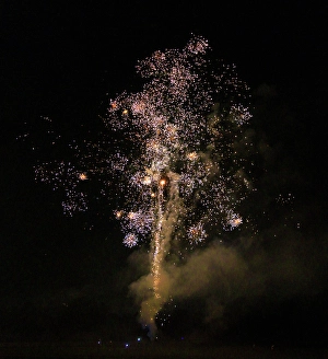 Spark Prints: USA, Indiana, Carmel. July 4th fireworks