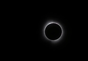 Images Dated 14th April 2024: USA, Indiana, Carmel. Total solar eclipse with corona