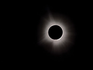 Images Dated 14th April 2024: USA, Indiana, Carmel. Total solar eclipse with corona