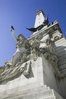Images Dated 13th October 2006: USA-Indiana-Indianapolis: Downtown- Soldiers & Sailors Monument / Monument Circle