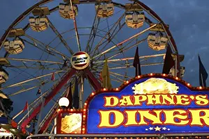 USA, Indiana, Indianapolis. Indiana State Fairground ride