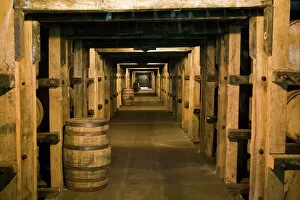 Images Dated 16th October 2006: USA, Kentucky, Loretto: Makers Mark Bourbon Distillery, Aging Bourbon in Barrels