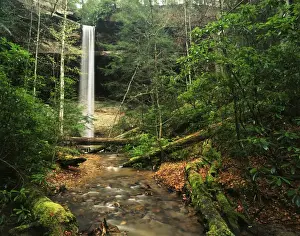 Recreational Area Prints: USA, Kentucky, Yahoo Falls, Big South Fork National River and Recreation Area