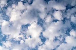 Images Dated 20th March 2023: USA, Louisiana, Atchafalaya Basin, Atchafalaya Swamp. Cloud patterns