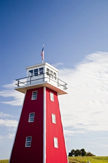 Light House Prints: USA, Louisiana, Henderson. Lake Henderson, lighthouse