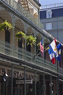 Images Dated 1st November 2009: USA, Louisiana, New Orleans. French Quarter, balcony