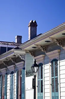 Images Dated 1st November 2009: USA, Louisiana, New Orleans. French Quarter, house detail